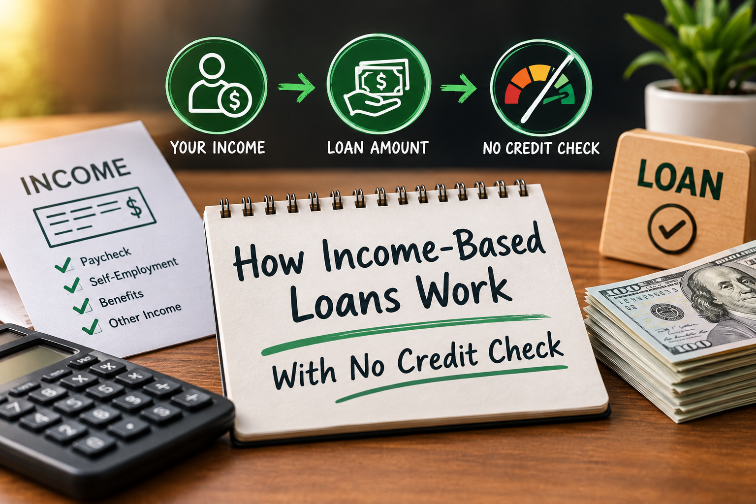 How Income-Based Loans Work With No Credit Check